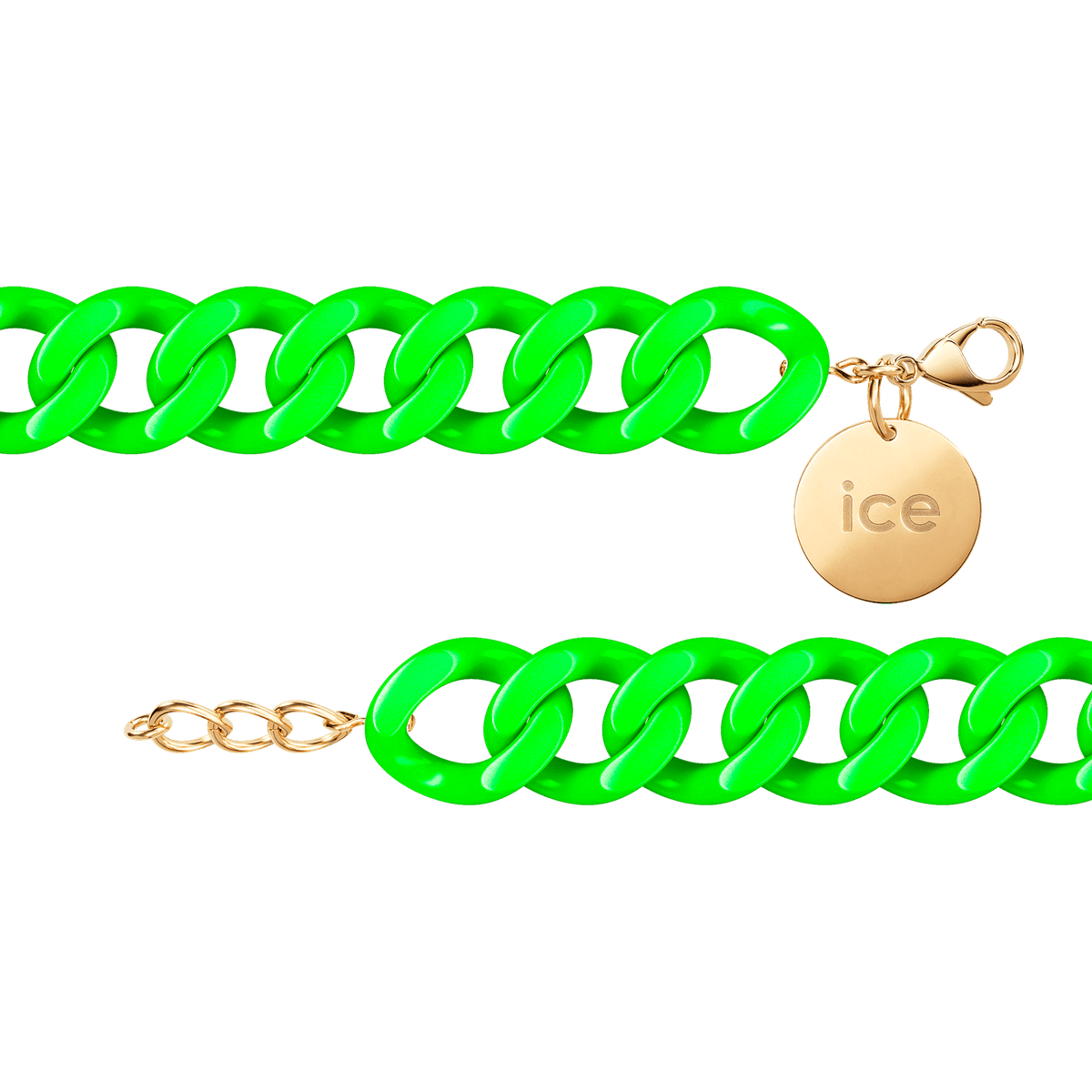 ice-jewellery-chain-bracelet-flashy-green-gold