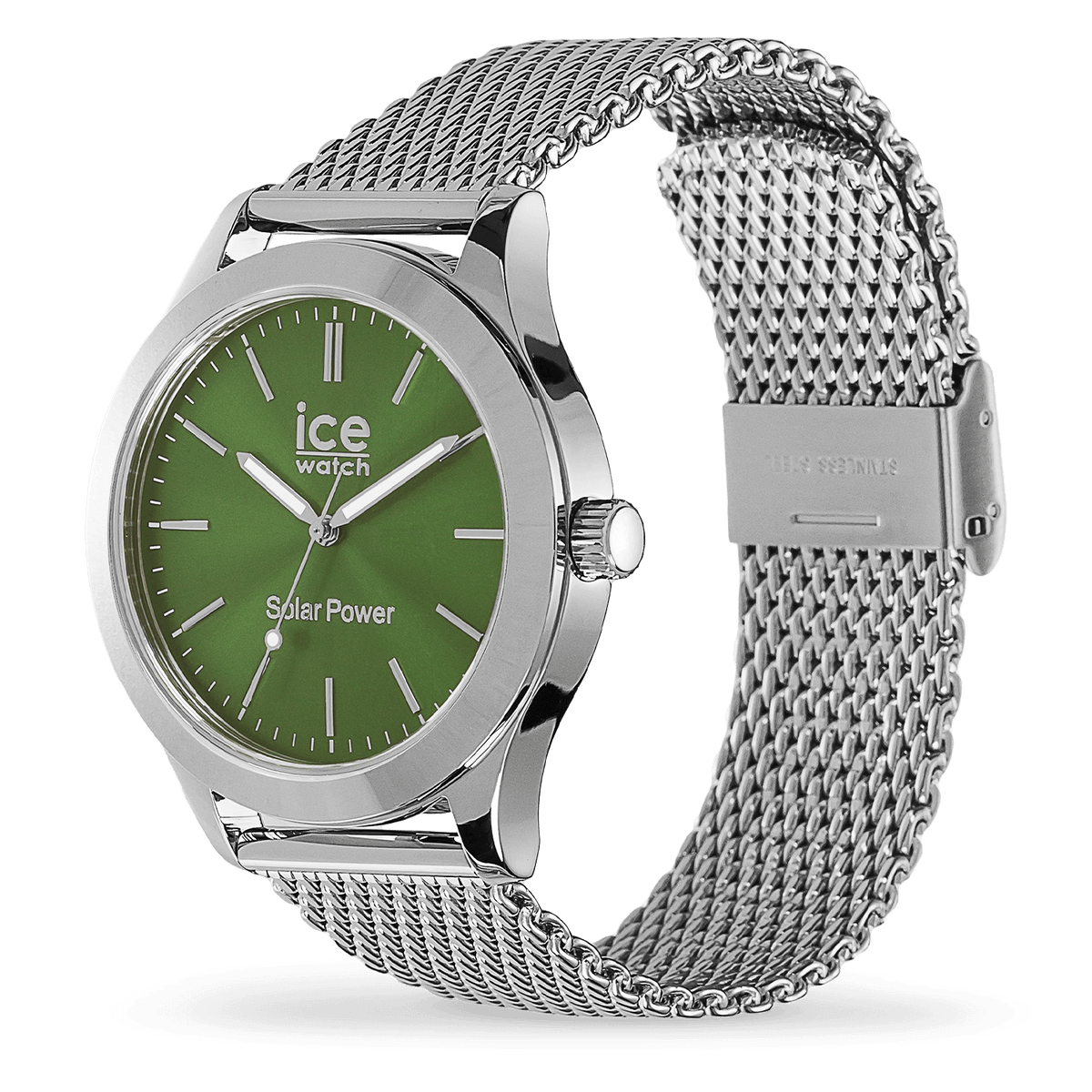 ice-steel-silver-green-milanese-medium-solar-3h