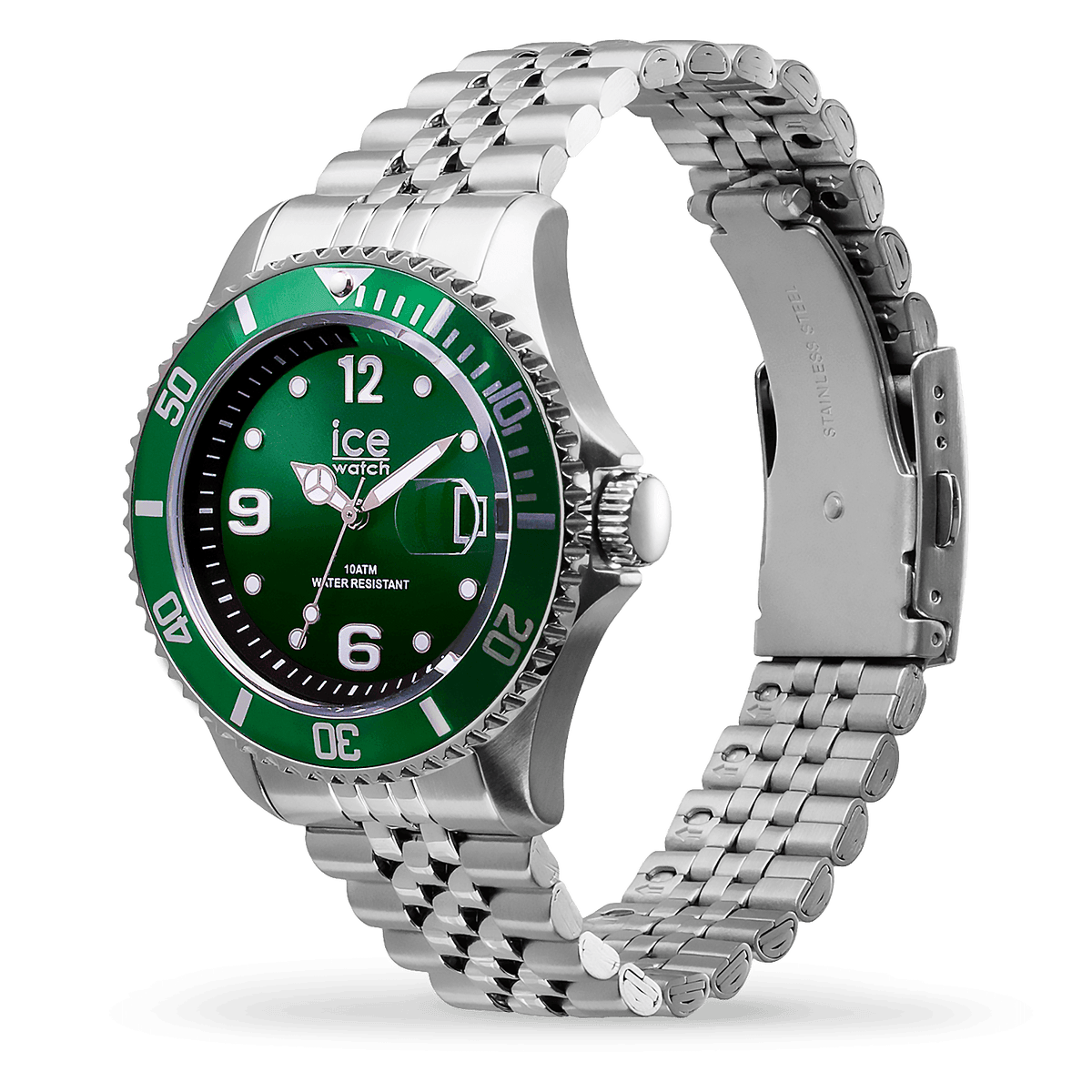ice-steel-green-silver-5-links-41mm-3h