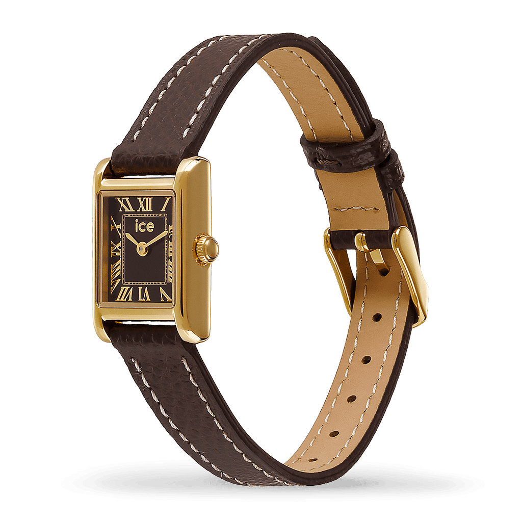 Ice-Watch ICE mimi Square Doré Chocolat 17 mm 026110