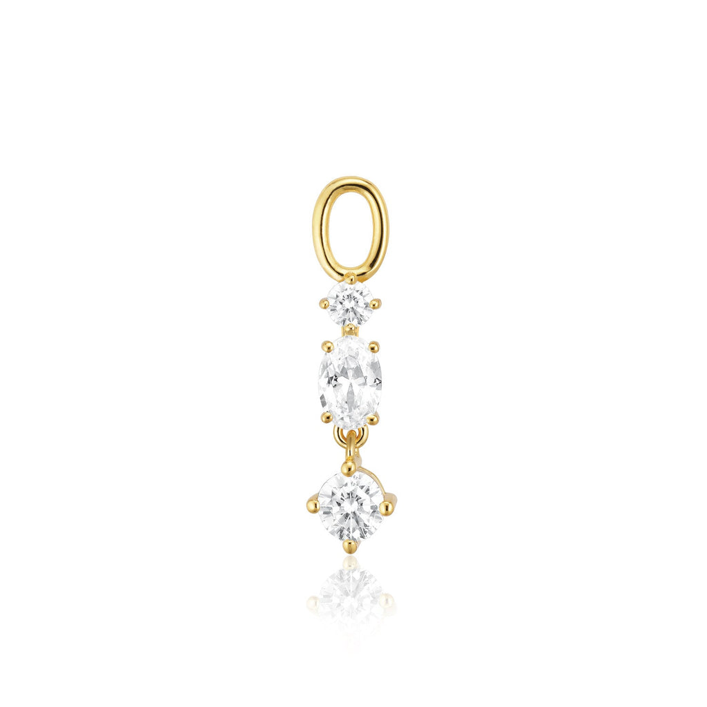 Sif Jakobs Charm pour créoles Pendolo Tre SJ-CH2374-CZ-YG