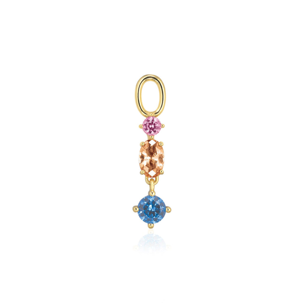 Sif Jakobs Charm pour créoles Pendolo Tre SJ-CH2374-XCZ-YG