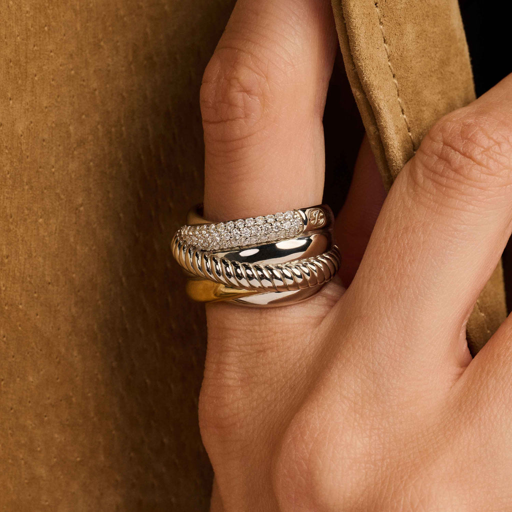 Ti Sento Milano Bague empilable Structures 12003ZY