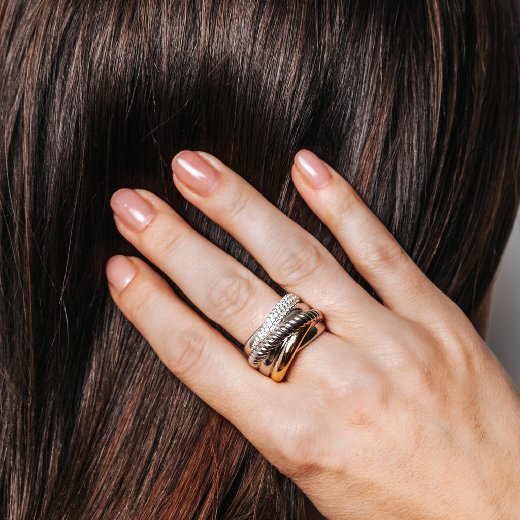 Ti Sento Milano Bague empilable Structures 12003ZY
