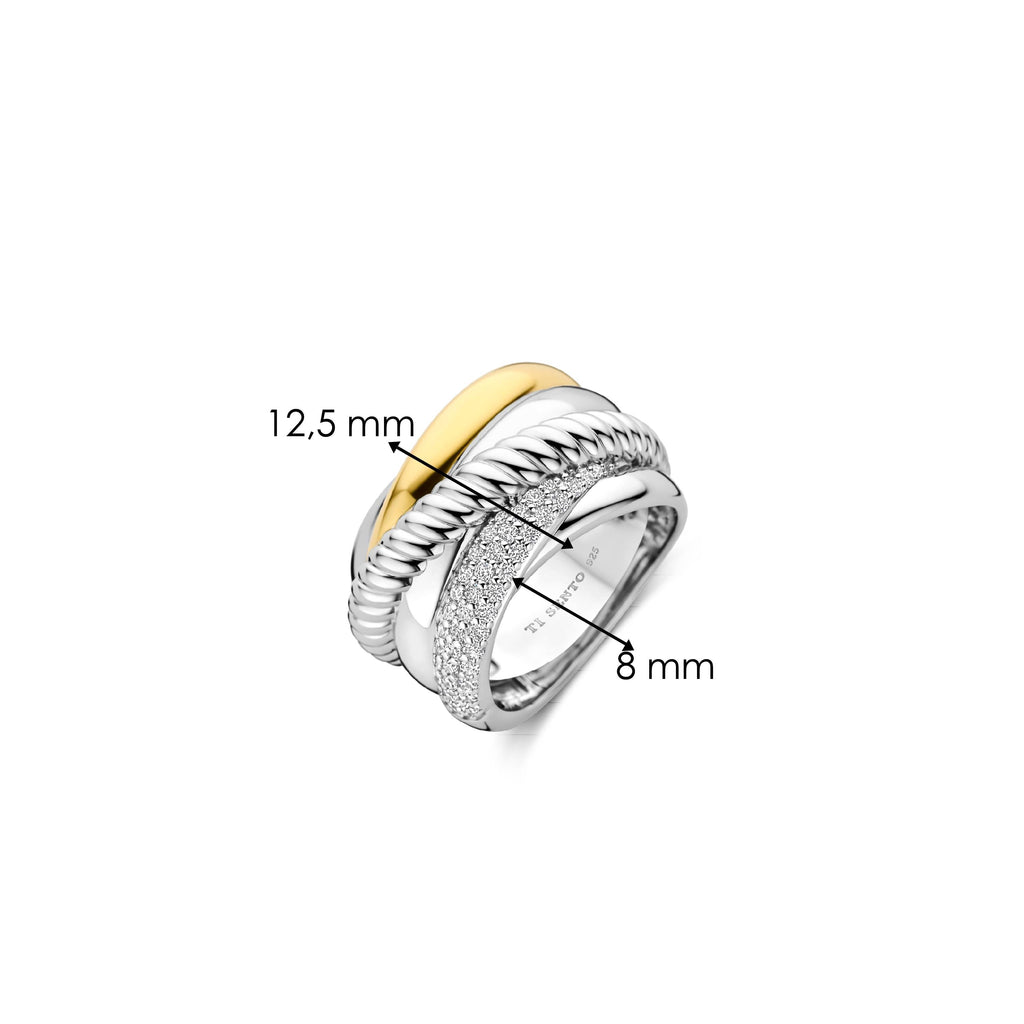 Ti Sento Milano Bague empilable Structures 12003ZY