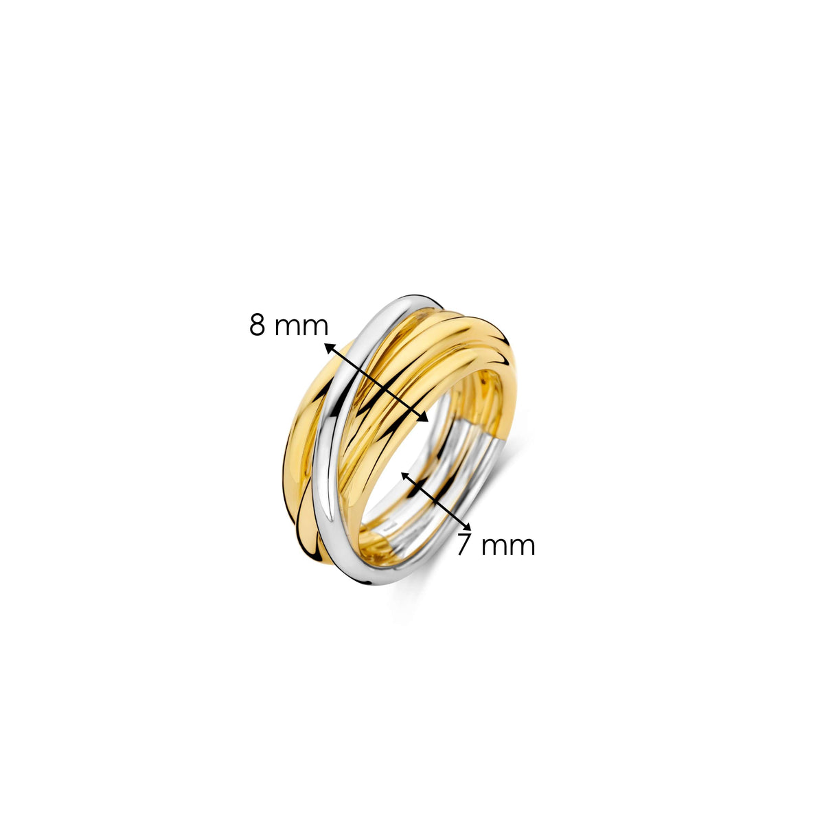 Ti Sento Milano Bague Cercles 12056SY