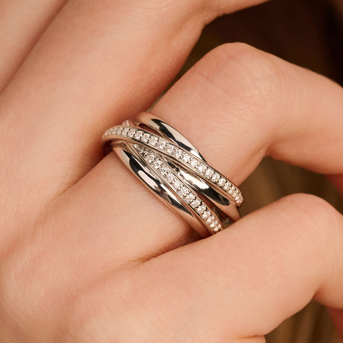 Ti Sento Milano Bague Cercles 12056ZI