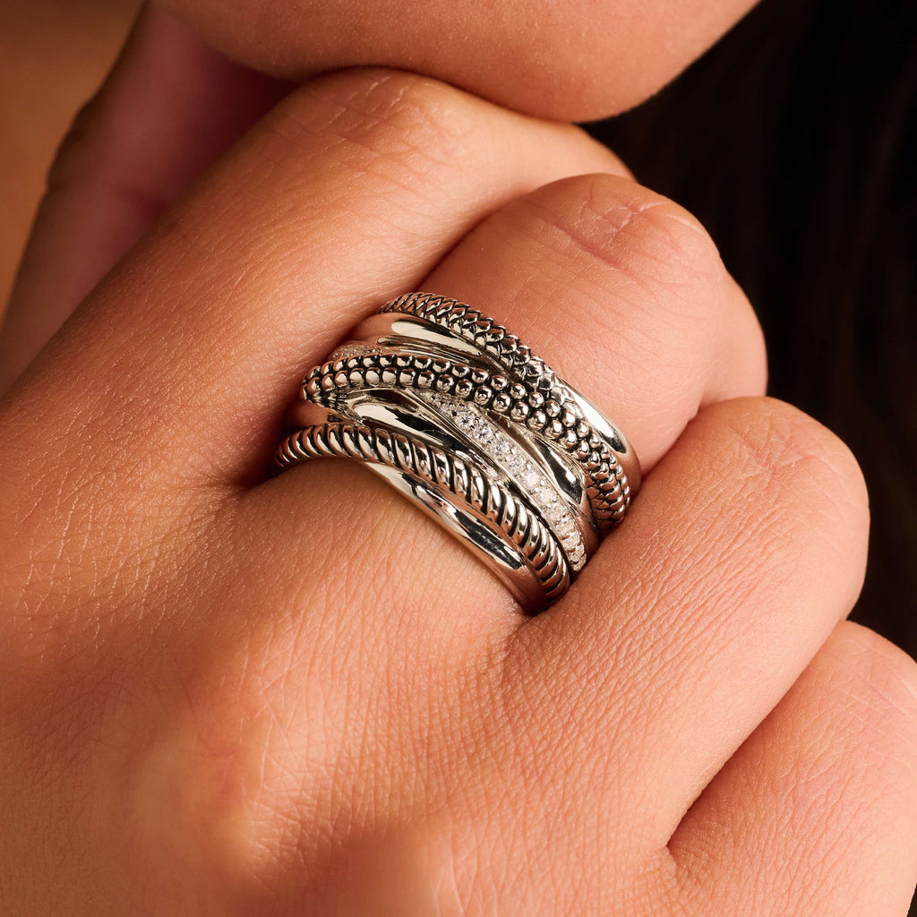 Ti Sento Milano Bague Structures 12066ZI
