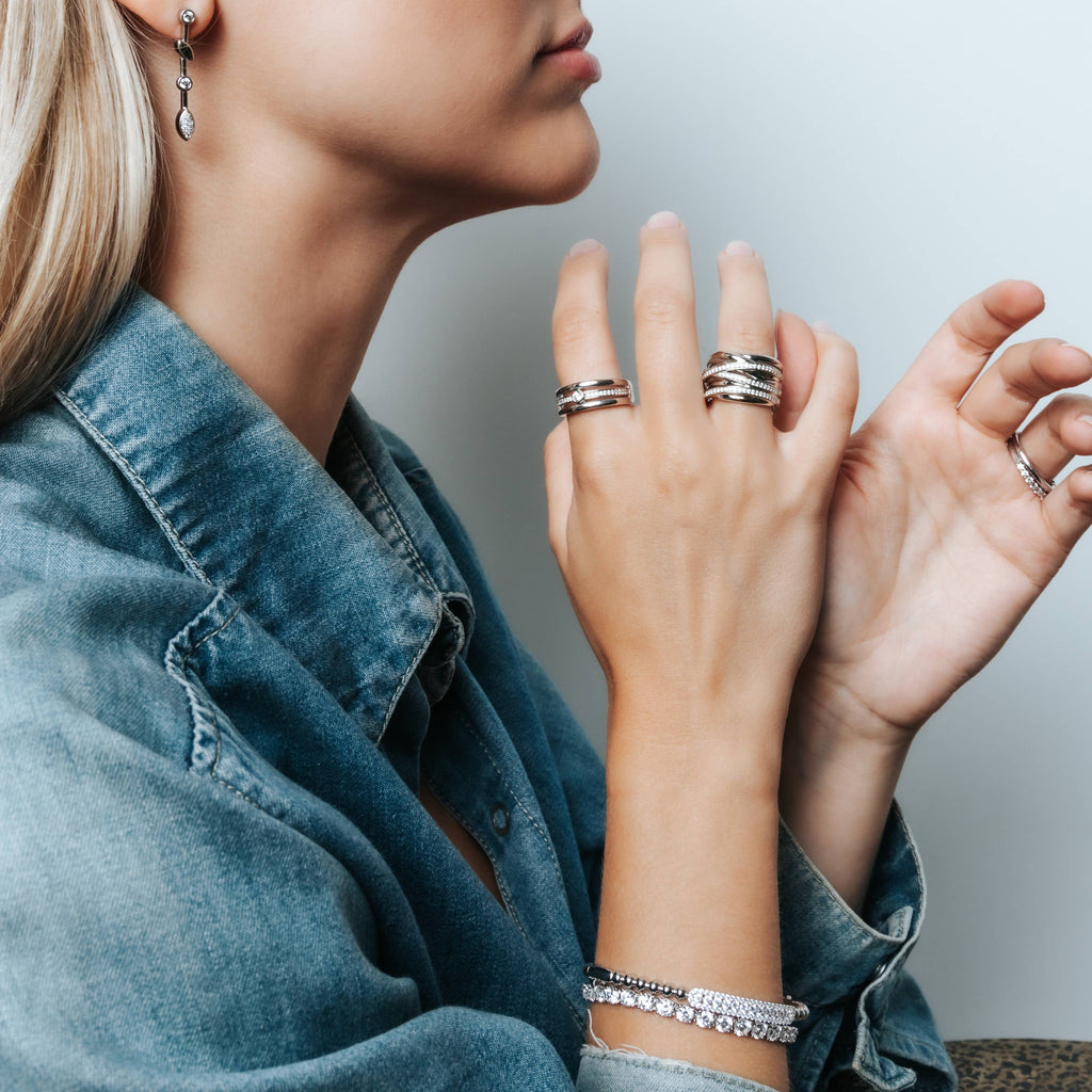 Ti Sento Milano Bague Cercles 12067ZI