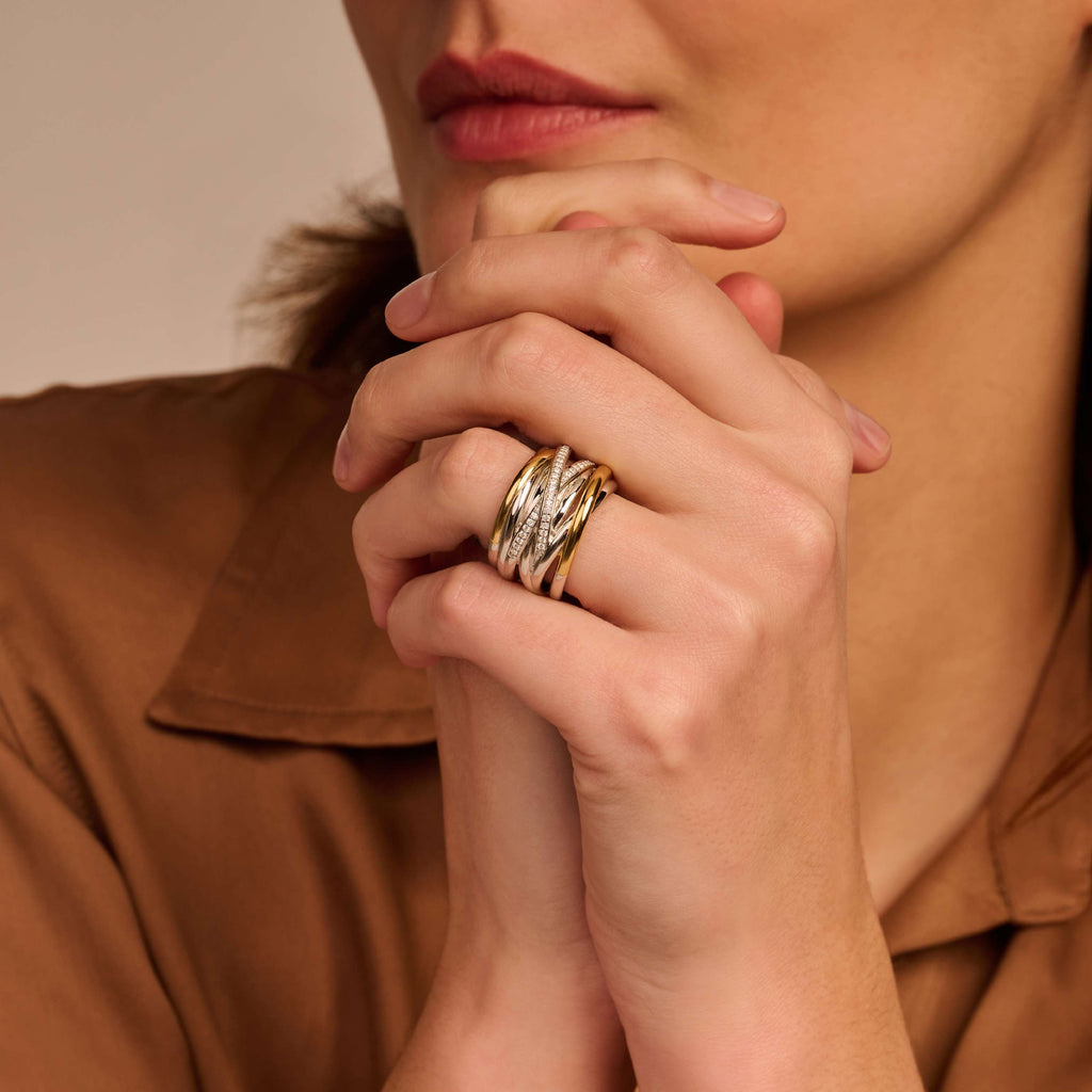 Ti Sento Milano Bague empilable Cercles 12067ZY