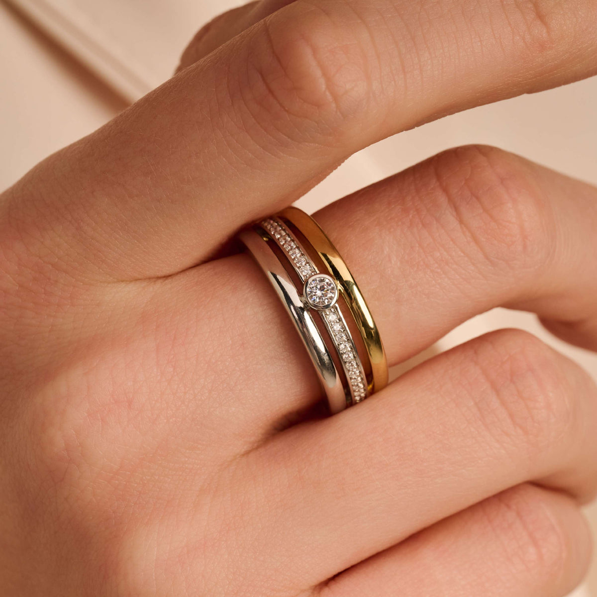 Ti Sento Milano Bague Cercles 12094ZY