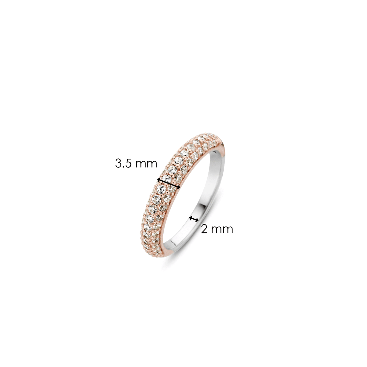 Ti Sento Milano Bague empilable Classics 12105ZR