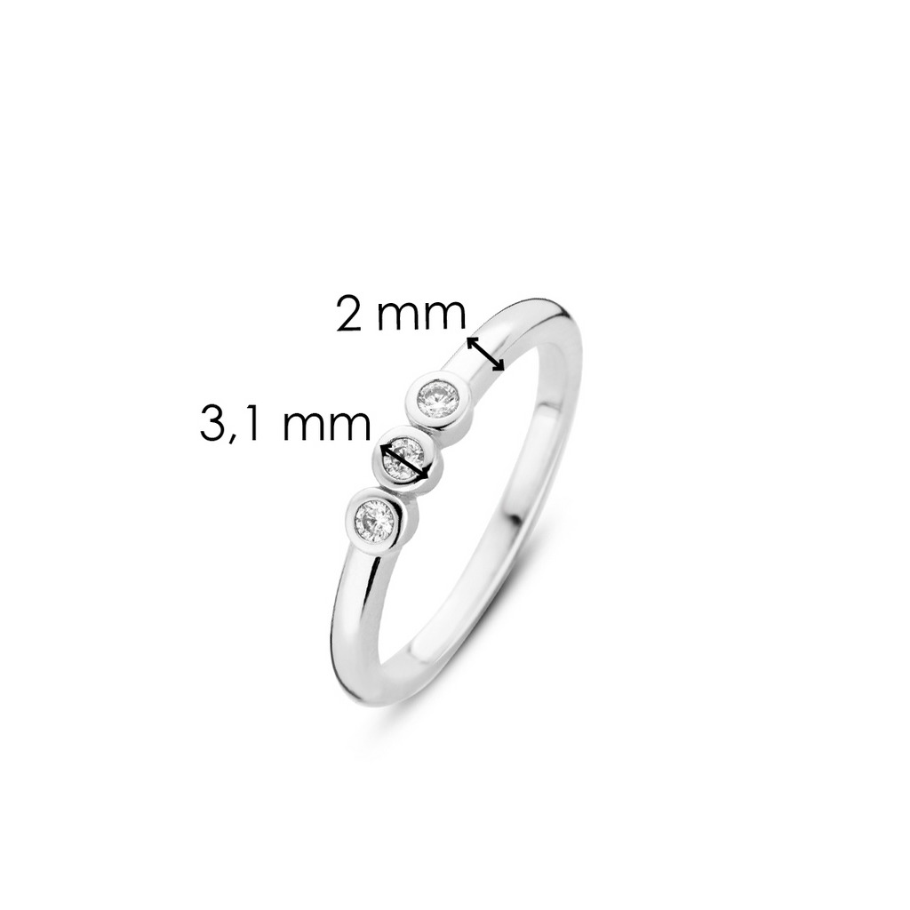 Ti Sento Milano Bague empilable Structures 12122ZI