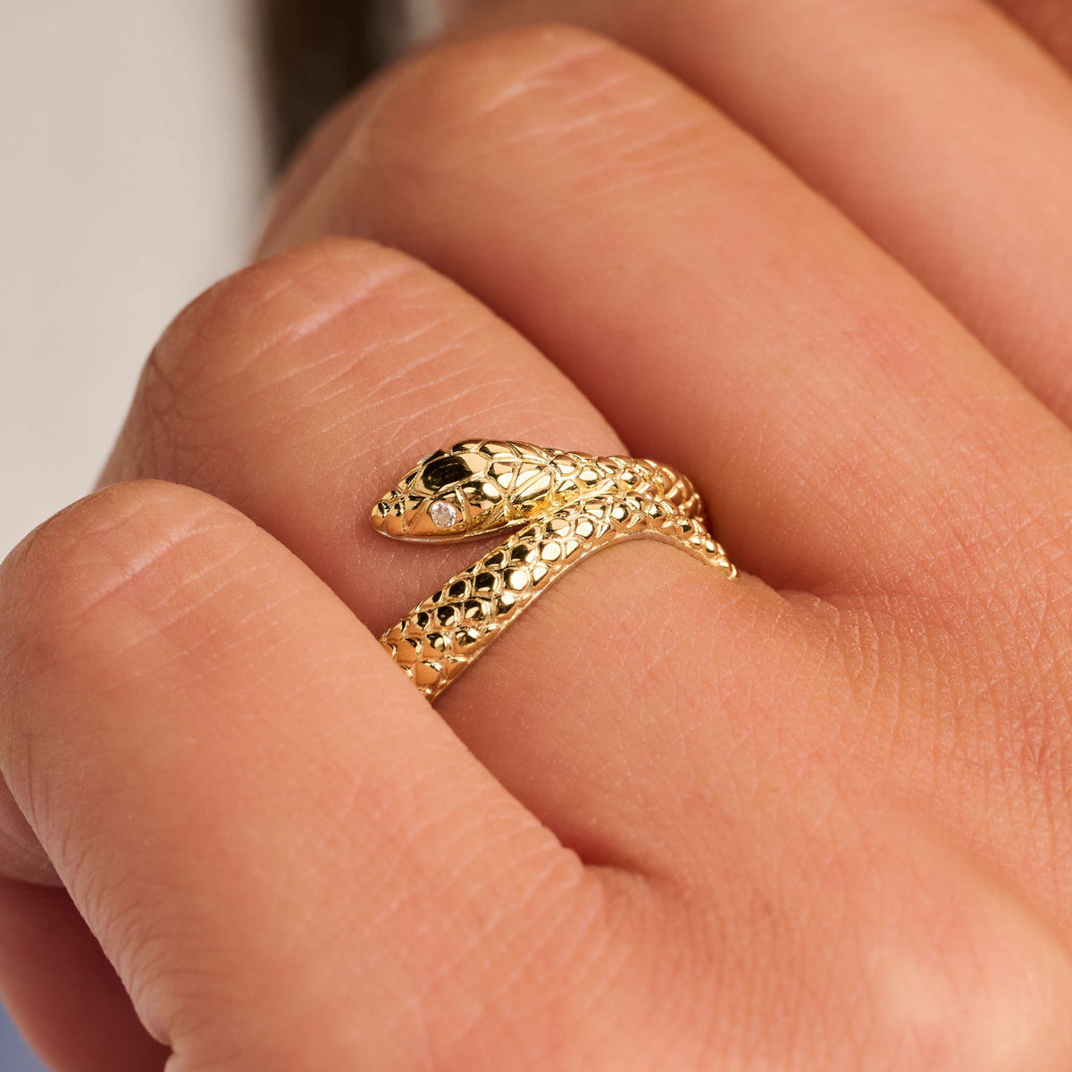 Ti Sento Milano Bague Serpent 12160SY