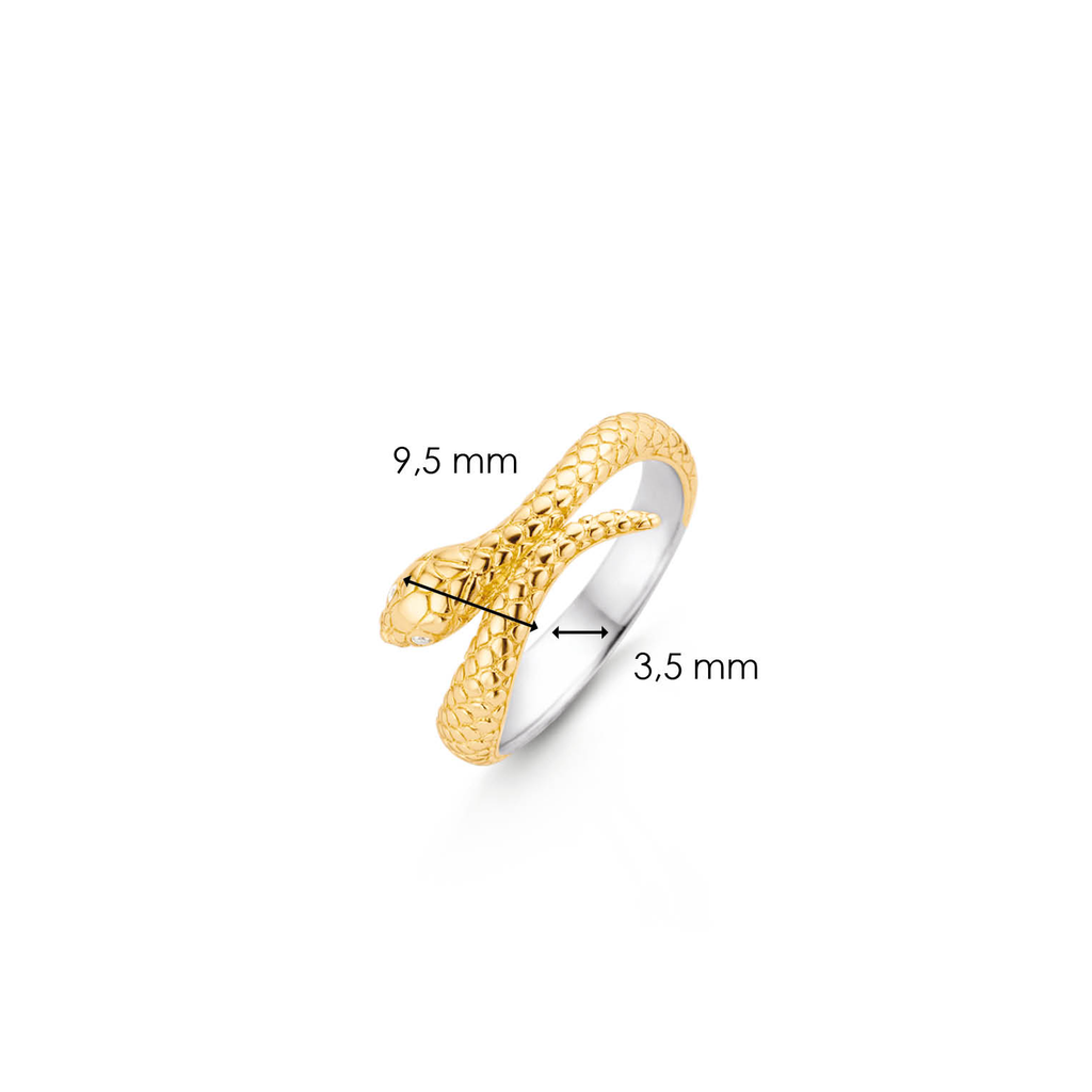 Ti Sento Milano Bague Serpent 12160SY