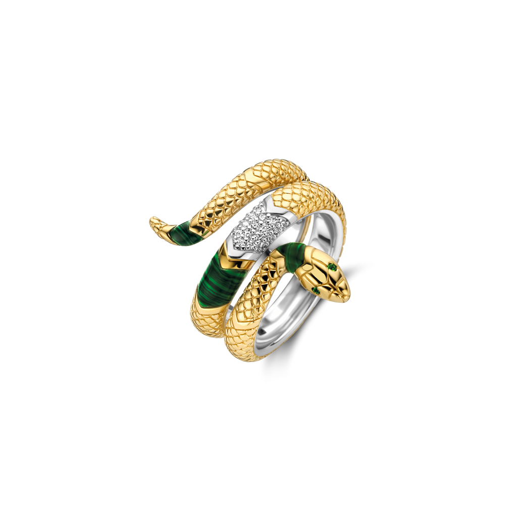 Ti Sento Milano Bague Serpent 12203EM