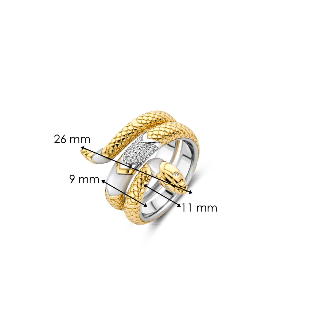 Ti Sento Milano Bague Serpent 12203MW