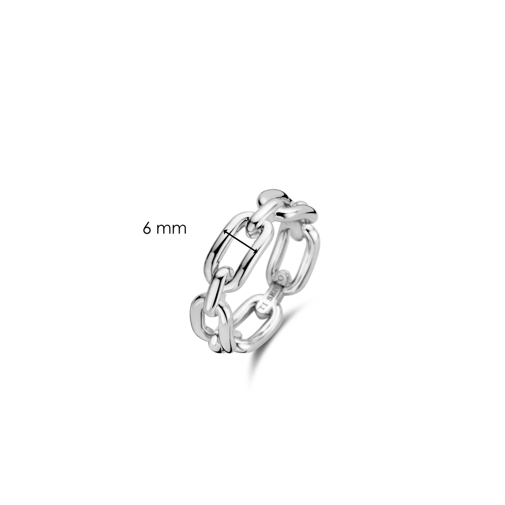 Ti Sento Milano Bague chaîne Signature 12205SI