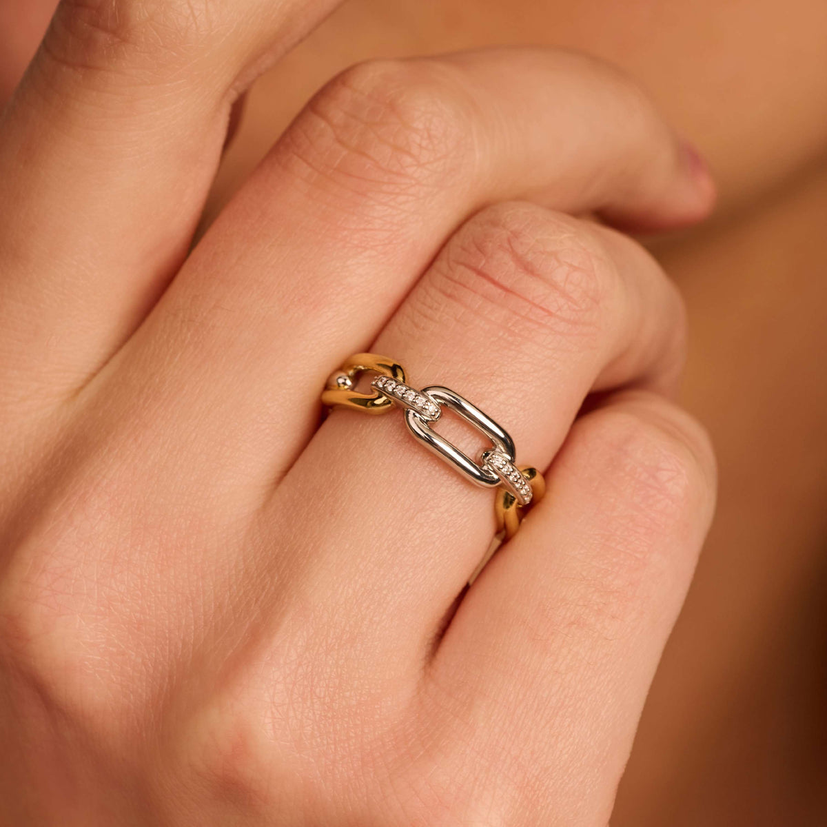 Ti Sento Milano Bague chaîne Signature 12205YS