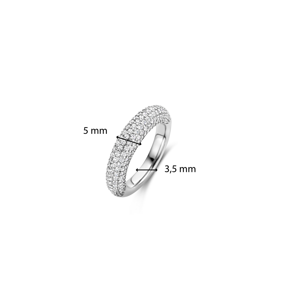Ti Sento Milano Bague empilable Classics 12287ZI
