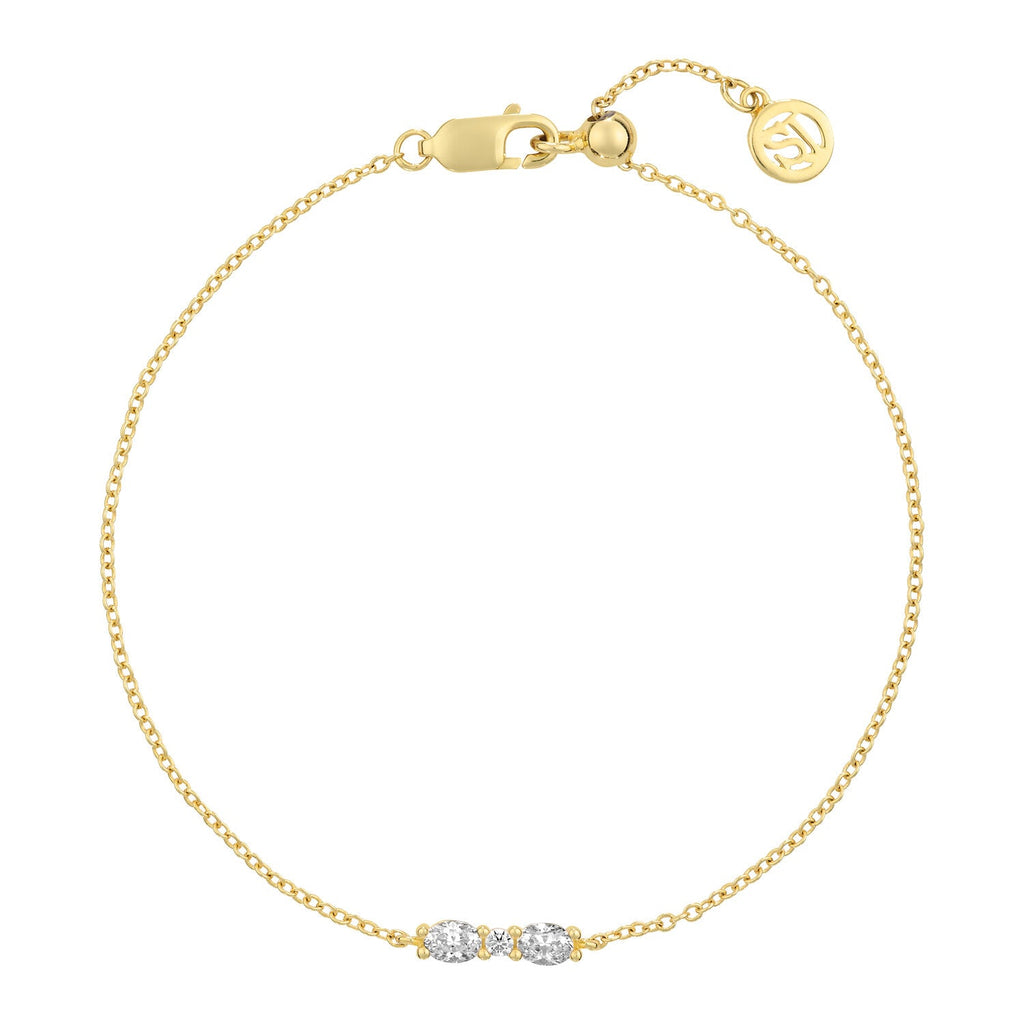 Sif Jakobs Bracelet Ellera Ovale SJ-B2418-CZ-YG