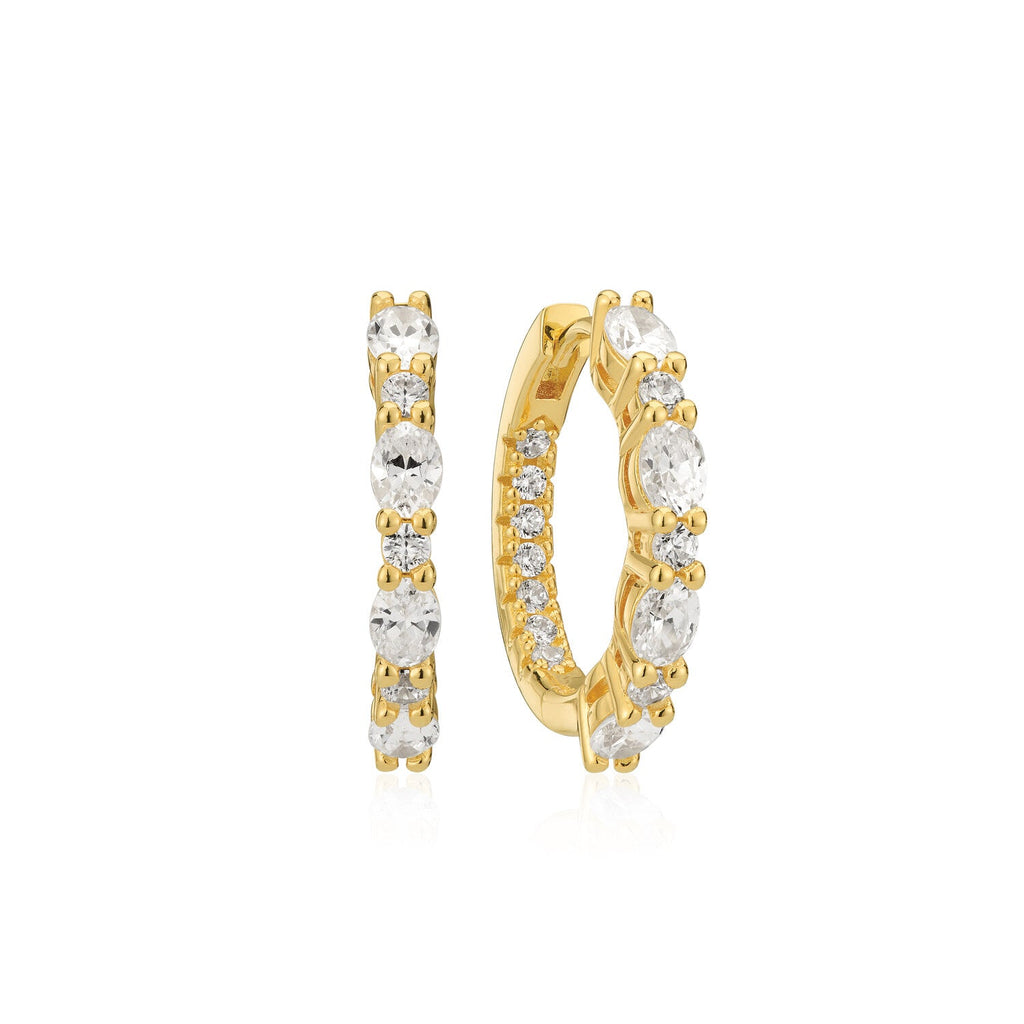 Sif Jakobs Boucles d'oreilles Ellera Ovale SJ-E2413-CZ-YG