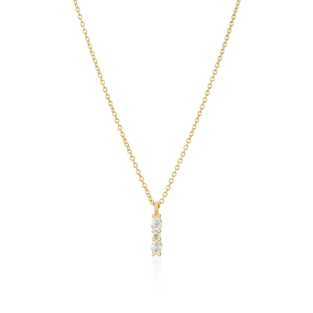 Sif Jakobs Collier Ellera Ovale SJ-N2414-CZ-YG