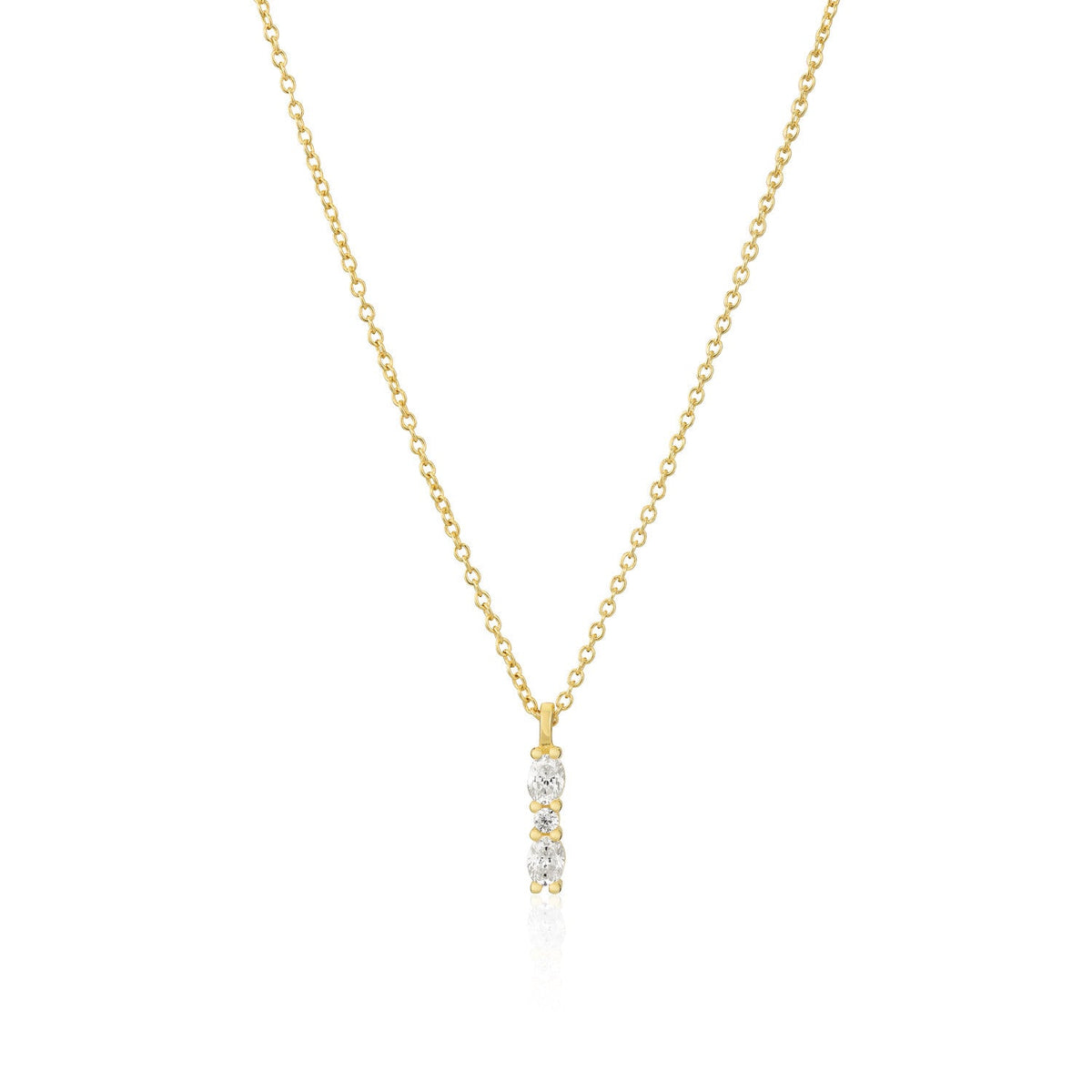 Sif Jakobs Collier Ellera Ovale SJ-N2414-CZ-YG