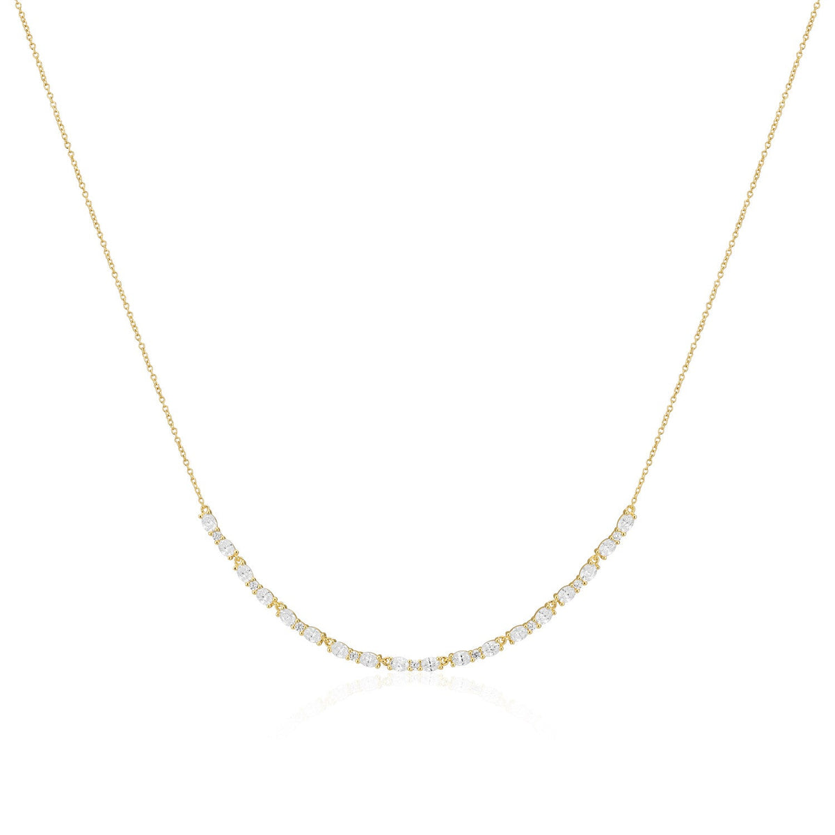 Sif Jakobs Collier Ellera Ovale SJ-N2415-CZ-YG