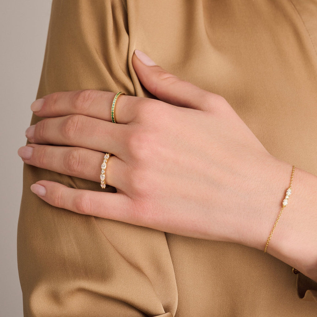 Sif Jakobs Bracelet Ellera Ovale SJ-B2418-CZ-YG