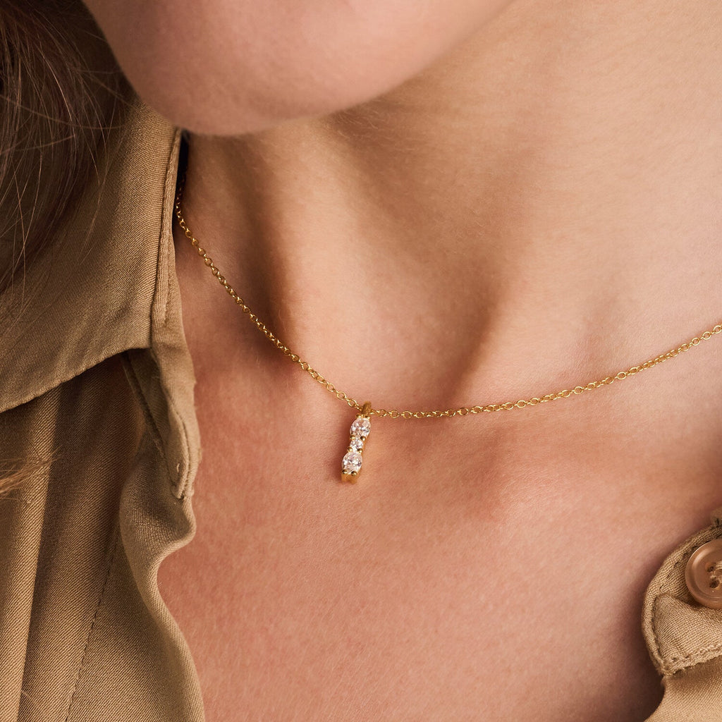 Sif Jakobs Collier Ellera Ovale SJ-N2414-CZ-YG