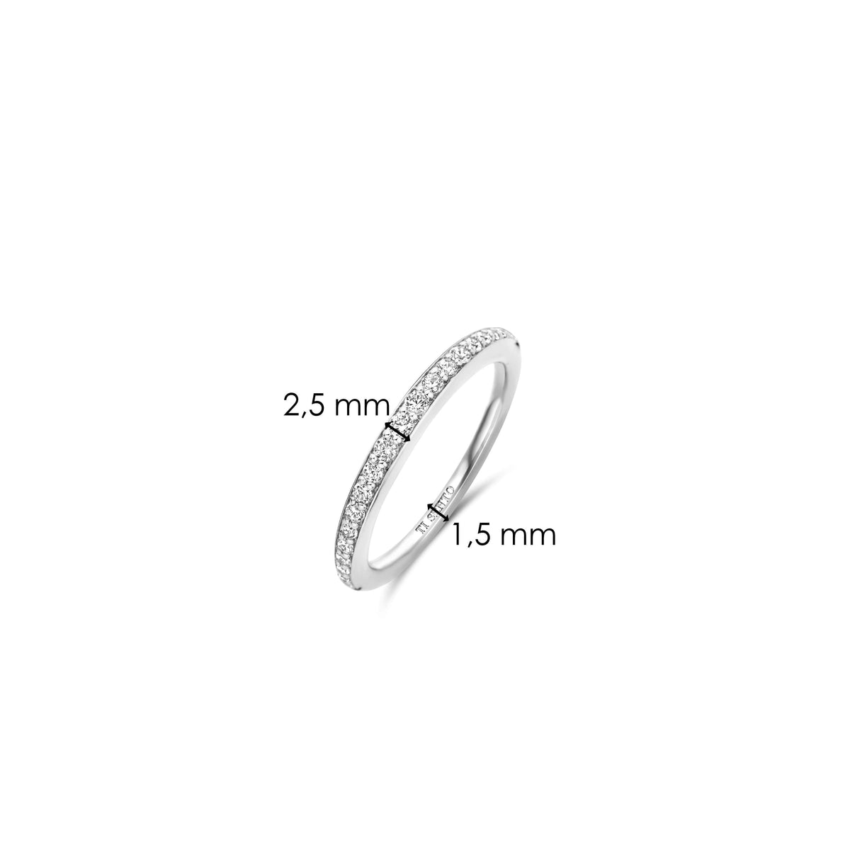 Ti Sento Milano Bague empilable Classics 12317ZI