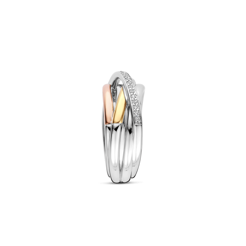 Ti Sento Milano Bague Cercles 12318ZT