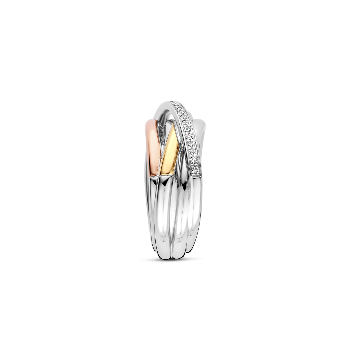 Ti Sento Milano Bague Cercles 12318ZT