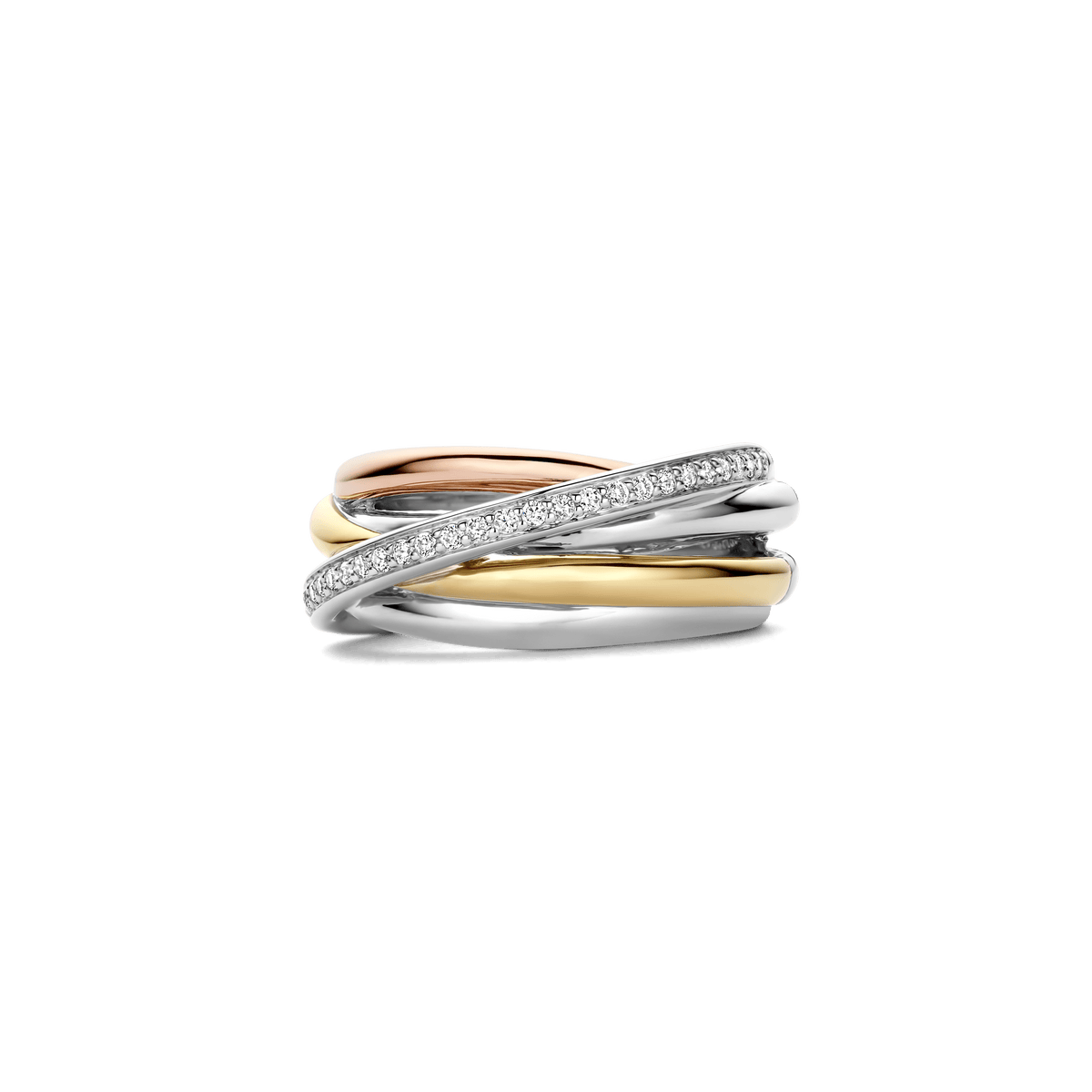 Ti Sento Milano Bague Cercles 12318ZT