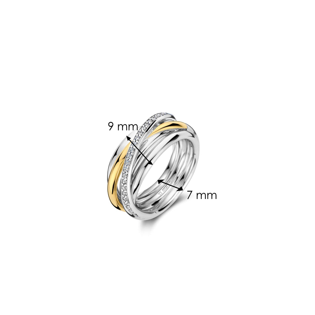Ti Sento Milano Bague empilable Cercles 12318ZY