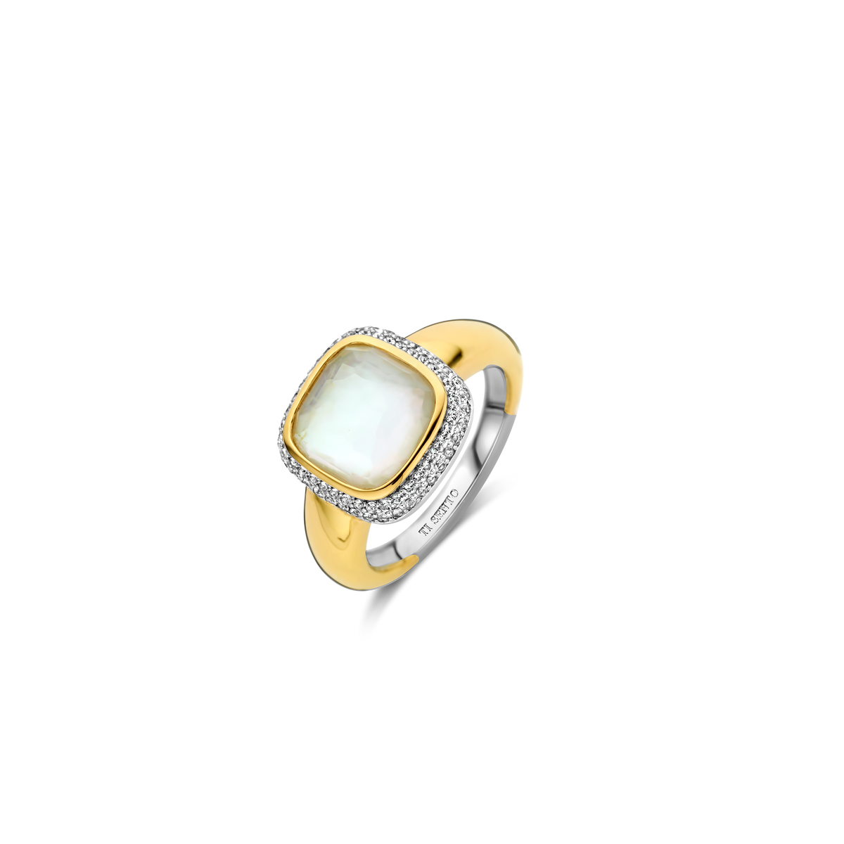 Ti Sento Milano Bague Coussin et rectangle 12330MW