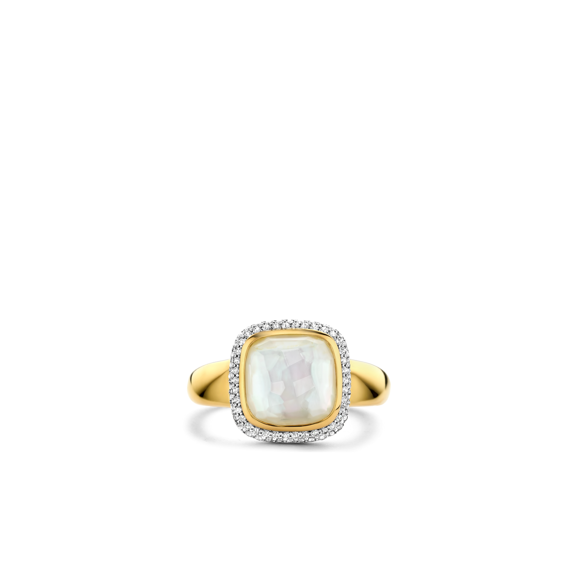 Ti Sento Milano Bague Coussin et rectangle 12330MW