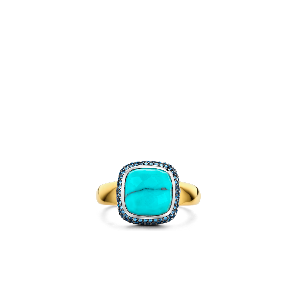 Ti Sento Milano Bague Coussin et rectangle 12330TQ