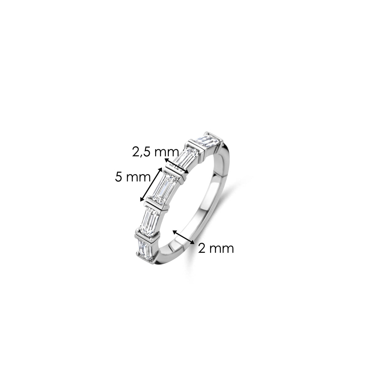 Ti Sento Milano Bague empilable Classics 12338ZI