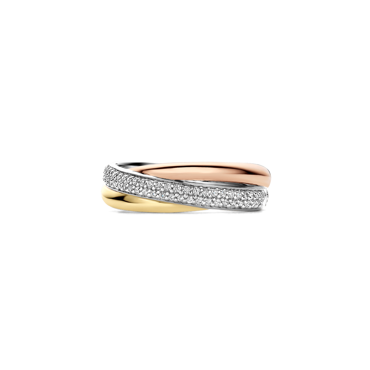 Ti Sento Milano Bague Cercles 12343ZT