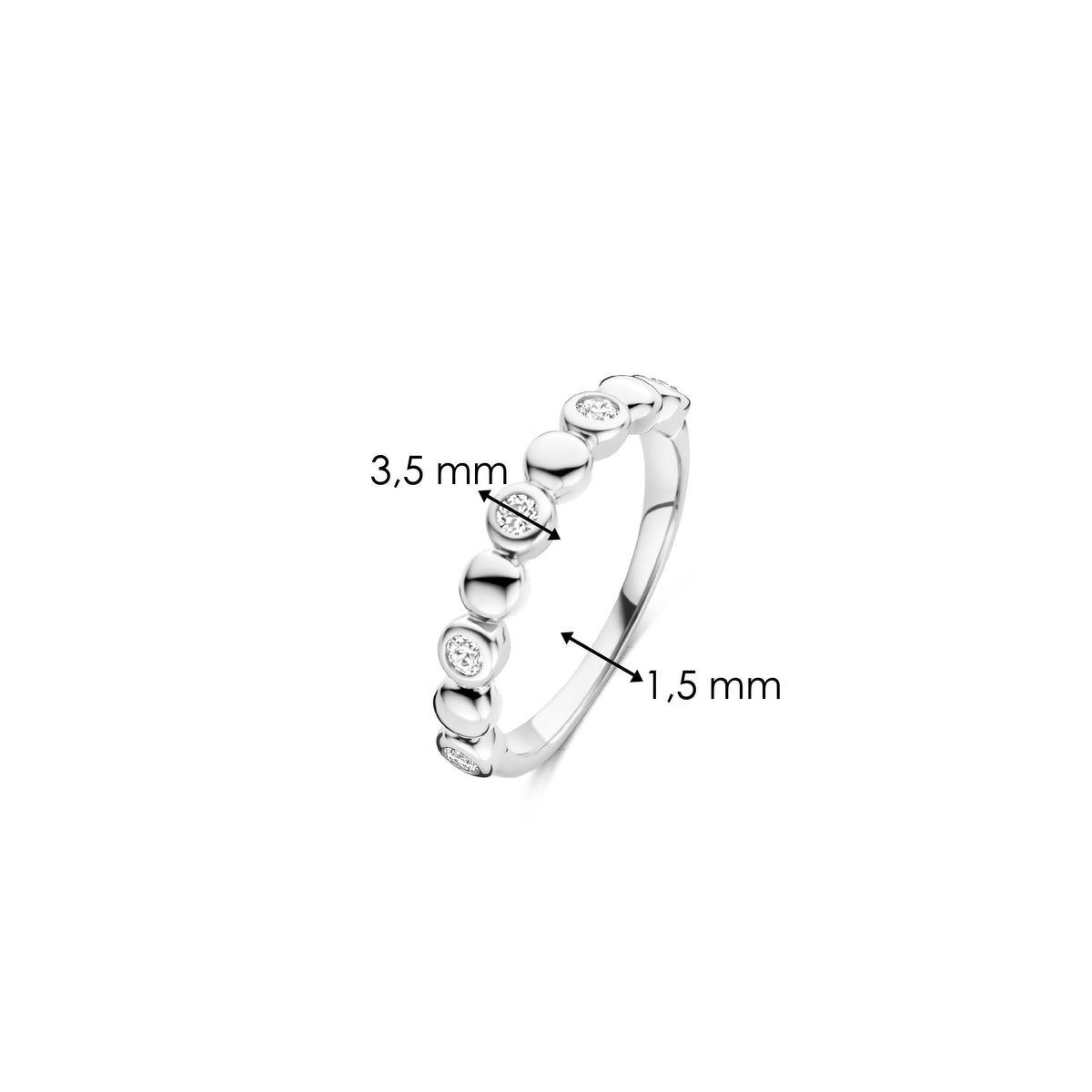 Ti Sento Milano Bague empilable Classics 12365ZI