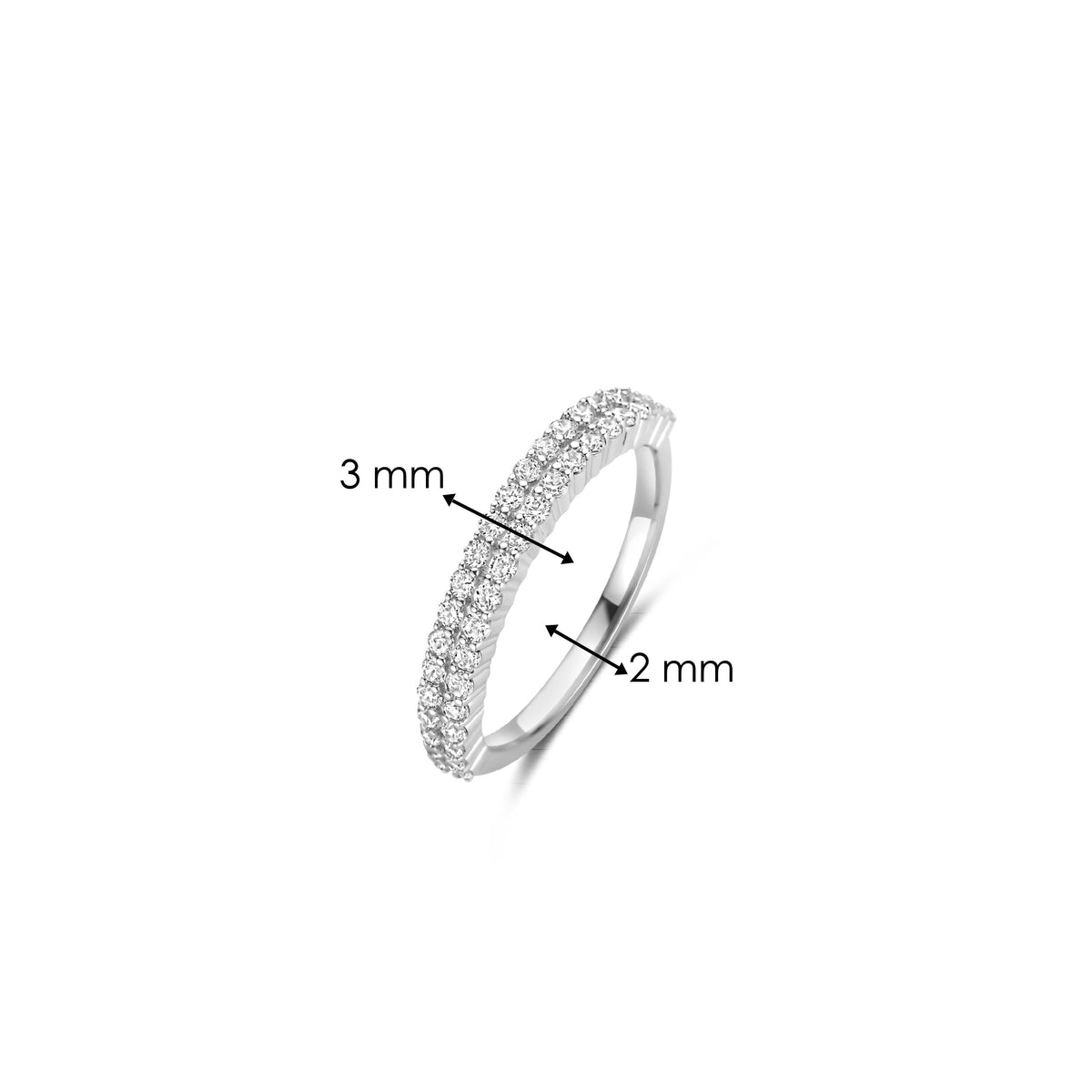 Ti Sento Milano Bague empilable Classics 12366ZI