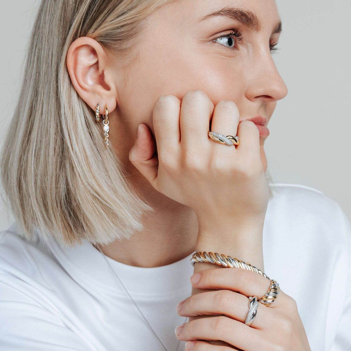Ti Sento Milano Bague Cercles 12370ZY