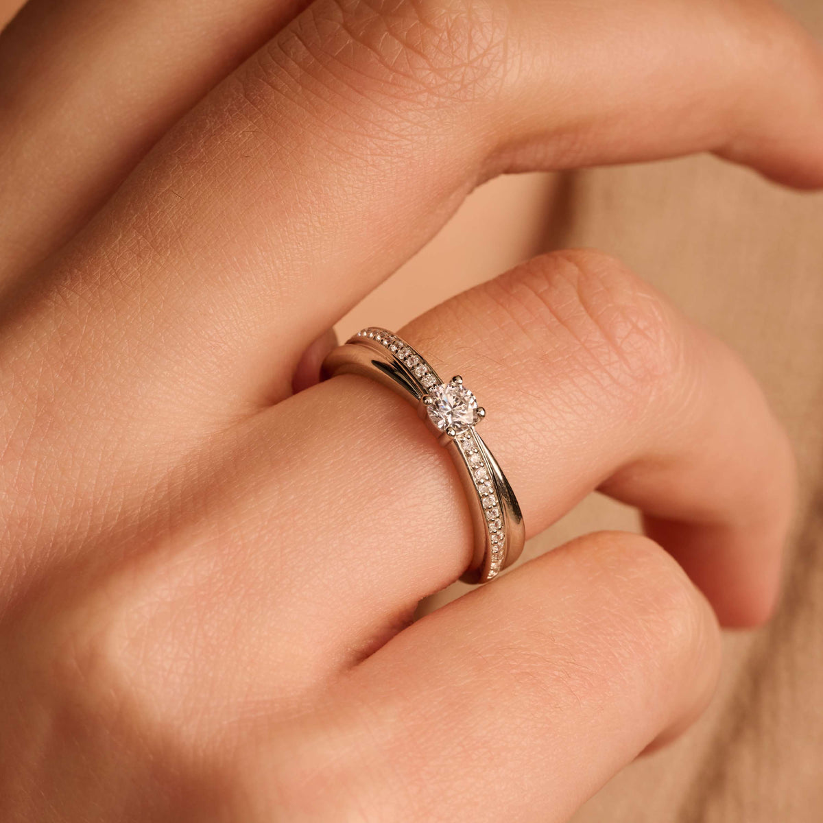 Ti Sento Milano Bague Cercles 12374ZI