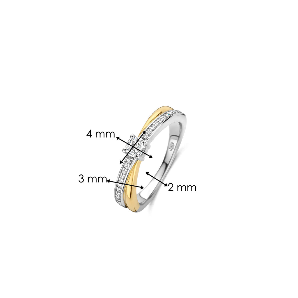 Ti Sento Milano Bague Cercles 12374ZY