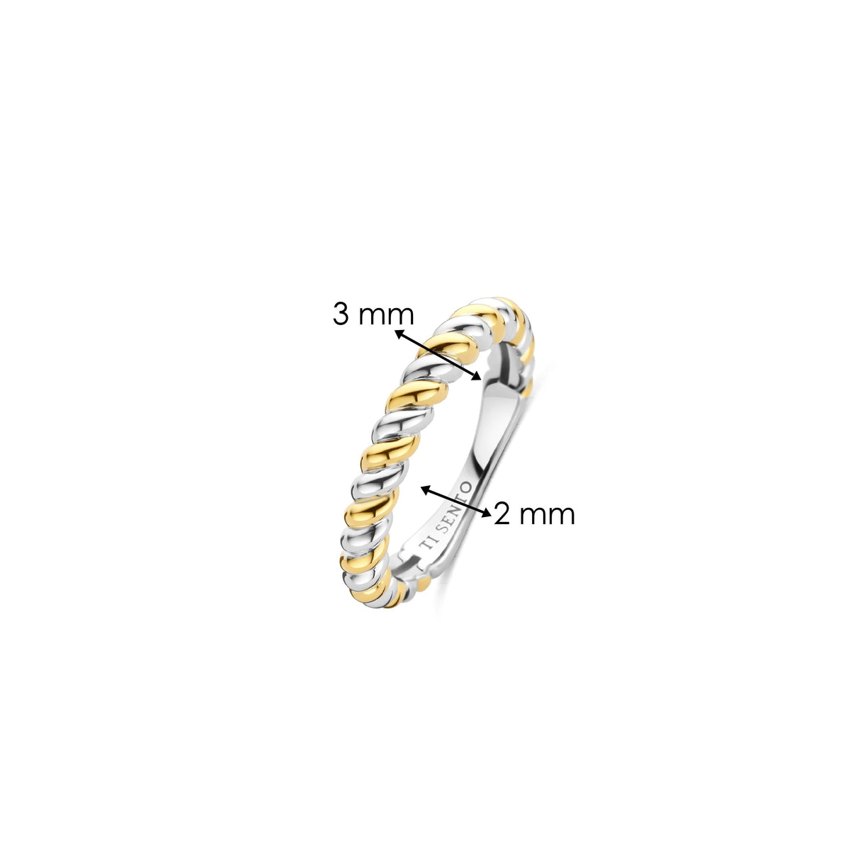 Ti Sento Milano Bague empilable Cercles 12378SY