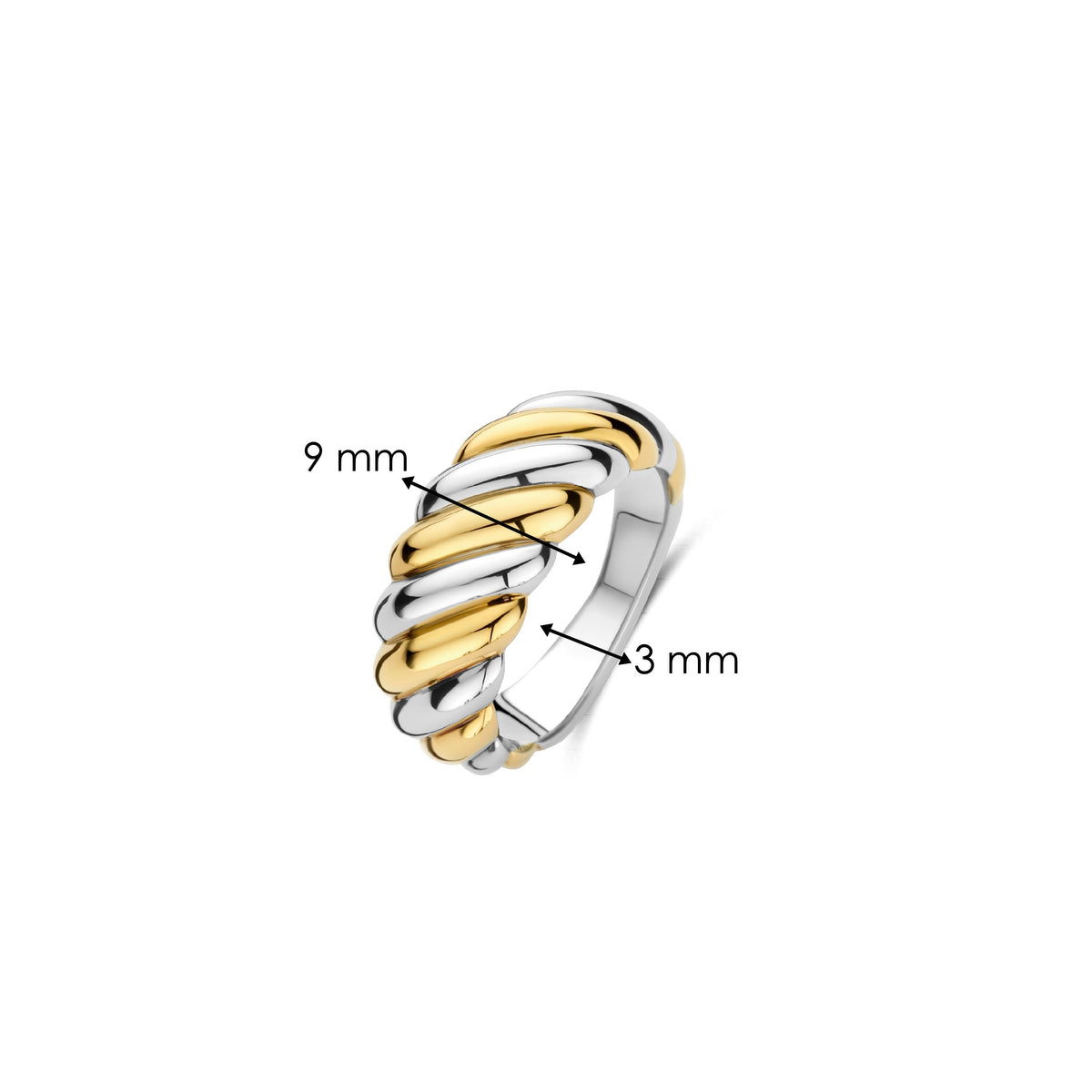 Ti Sento Milano Bague Cercles 12379SY