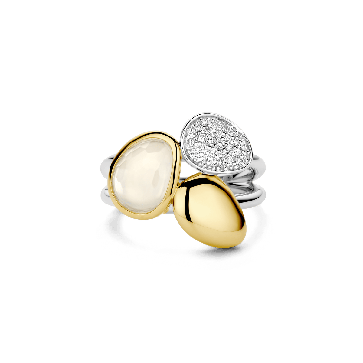 Ti Sento Milano Bague Pebble 12387MW