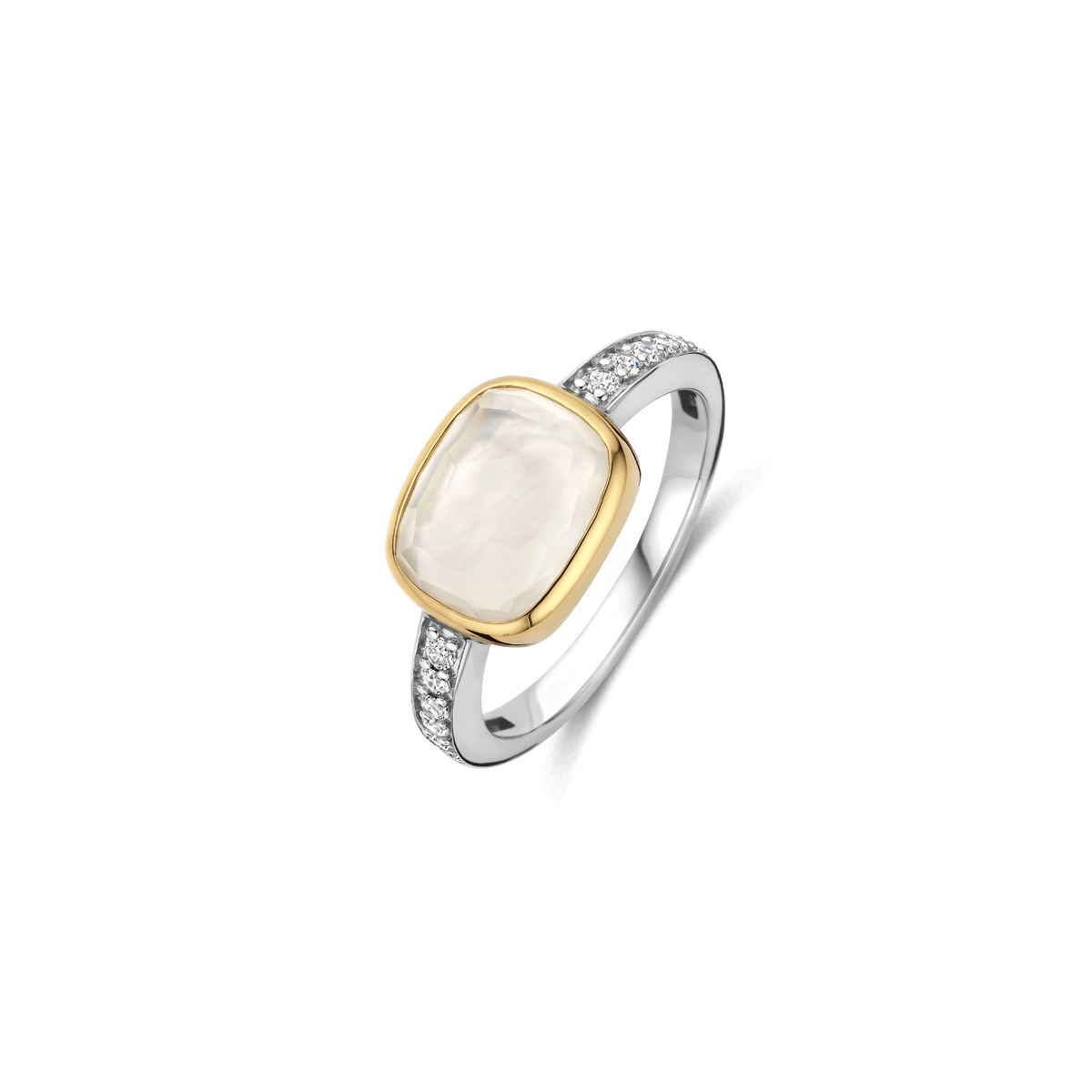 Ti Sento Milano Bague Coussin et rectangle 12398MW